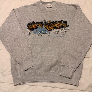 Universal studios vintage earthquake sweatshirt